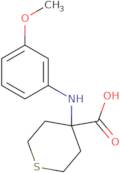 4-[(3-Methoxyphenyl)amino]thiane-4-carboxylicacid