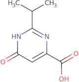 2-Isopropyl-6-oxo-1,6-dihydropyrimidine-4-carboxylic acid