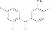 (2,4-Difluorophenyl)(4-fluoro-3-methylphenyl)methanone