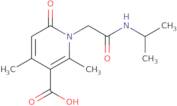 2,4-Dimethyl-6-oxo-1-{[(propan-2-yl)carbamoyl]methyl}-1,6-dihydropyridine-3-carboxylic acid