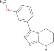 3-(3-Methoxyphenyl)-5H,6H,7H,8H-[1,2,4]triazolo[4,3-a]pyrimidine