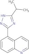 5-[5-(Propan-2-yl)-1H-1,2,4-triazol-3-yl]quinoline