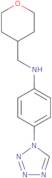N-(Oxan-4-ylmethyl)-4-(1H-1,2,3,4-tetrazol-1-yl)aniline