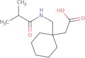 1-[[(2-Methyl-1-oxopropyl)amino]methyl]cyclohexaneacetic acid