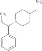 [1-(1-Phenylpropyl)piperidin-4-yl]methanamine