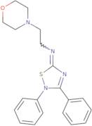 2,3-Diphenyl-5-[(2-morpholinoethyl)imino]-2,5-dihydro-1,2,4-thiadiazole