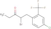 2-Bromo-1-[4-chloro-2-(trifluoromethyl)phenyl]pentan-3-one