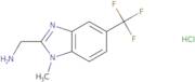 [1-Methyl-5-(trifluoromethyl)-1H-benzimidazol-2-yl]methylamine hydrochloride