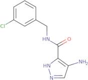 4-Amino-N-[(3-chlorophenyl)methyl]-1H-pyrazole-3-carboxamide