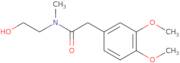 2-(3,4-Dimethoxyphenyl)-N-(2-hydroxyethyl)-N-methylacetamide