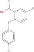 2-[(4-Chlorophenyl)sulfanyl]-5-fluorobenzoic acid