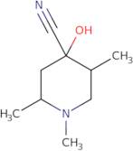 4-Hydroxy-1,2,5-trimethylpiperidine-4-carbonitrile