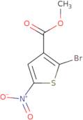 3-Thiophenecarboxylic acid, 2-bromo-5-nitro-, methyl ester