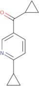 Cyclopropyl(6-cyclopropyl-3-pyridinyl)methanone