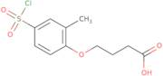 4-[4-(Chlorosulfonyl)-2-methylphenoxy]butanoic acid