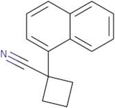 1-(Naphthalen-1-yl)cyclobutane-1-carbonitrile