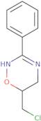 6-(Chloromethyl)-3-phenyl-5,6-dihydro-4H-1,2,4-oxadiazine