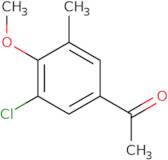 1-(3-Chloro-4-methoxy-5-methylphenyl)ethan-1-one