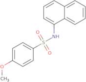 4-Methoxy-N-(1-naphthyl)benzenesulfonamide