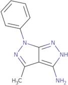 4-Methyl-6-phenyl-1H,6H-[1,2]diazolo[3,4-c]pyrazol-3-amine