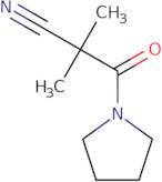 2,2-Dimethyl-3-oxo-3-(pyrrolidin-1-yl)propanenitrile