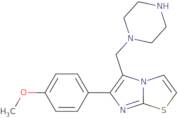 6-(4-Methoxy-phenyl)-5-piperazin-1-ylmethyl-imidazo[2,1-b]thiazole