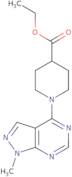 Ethyl 1-(1-methyl-1H-pyrazolo[3,4-d]pyrimidin-4-yl)piperidine-4-carboxylate