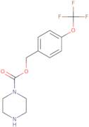 4-Trifluoromethoxybenzyl piperazine-1-carboxylate