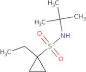 N-(tert-Butyl)-1-ethylcyclopropane-1-sulfonamide