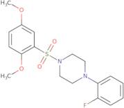 1-((2,5-dimethoxyphenyl)sulfonyl)-4-(2-fluorophenyl)piperazine