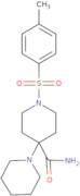 1-[(4-Methylphenyl)sulfonyl]4-(1-piperidino)piperidine-4-carboxamide