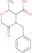 (2R,3S)-4-Benzyl-2-methyl-5-oxomorpholine-3-carboxylic acid