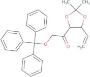 1-((4S,5S)-2,2-dimethyl-5-vinyl-1,3-dioxolan-4-yl)-2-(trityloxy)ethanone