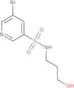 5-Bromo-N-(3-hydroxypropyl)pyridine-3-sulfonamide