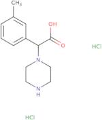 2-(3-Methylphenyl)-2-(piperazin-1-yl)acetic acid dihydrochloride