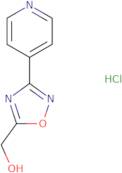[3-(Pyridin-4-yl)-1,2,4-oxadiazol-5-yl]methanol hydrochloride