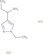 1-(1-Ethyl-1H-pyrazol-4-yl)propan-1-amine dihydrochloride