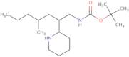 tert-Butyl N-[4-methyl-2-(piperidin-2-yl)heptyl]carbamate