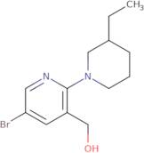 [5-Bromo-2-(3-ethylpiperidin-1-yl)pyridin-3-yl]methanol