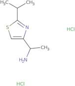 1-[2-(Propan-2-yl)-1,3-thiazol-4-yl]ethan-1-amine dihydrochloride