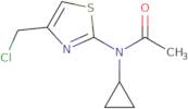 N-[4-(Chloromethyl)-1,3-thiazol-2-yl]-N-cyclopropylacetamide