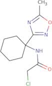 2-Chloro-N-[1-(5-methyl-1,2,4-oxadiazol-3-yl)cyclohexyl]acetamide