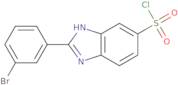 2-(3-Bromophenyl)-1H-1,3-benzodiazole-5-sulfonyl chloride