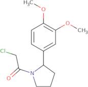 2-Chloro-1-[2-(3,4-dimethoxyphenyl)pyrrolidin-1-yl]ethan-1-one