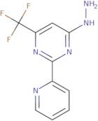 4-Hydrazinyl-2-(pyridin-2-yl)-6-(trifluoromethyl)pyrimidine