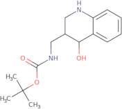 tert-Butyl N-[(4-hydroxy-1,2,3,4-tetrahydroquinolin-3-yl)methyl]carbamate