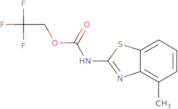 2,2,2-Trifluoroethyl N-(4-methyl-1,3-benzothiazol-2-yl)carbamate