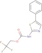 2,2,2-Trifluoroethyl N-(5-phenyl-1,3-thiazol-2-yl)carbamate