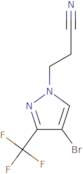 3-[4-Bromo-3-(trifluoromethyl)-1H-pyrazol-1-yl]propanenitrile