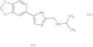 {[4-(2H-1,3-Benzodioxol-5-yl)-1H-imidazol-2-yl]methyl}(propan-2-yl)amine dihydrochloride